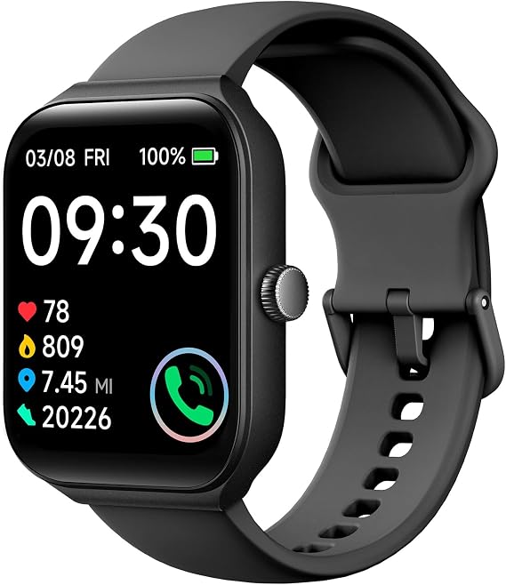 1.95" Smart Watch for Men Women with ALEXA, Fitness Watch for Android iOS
