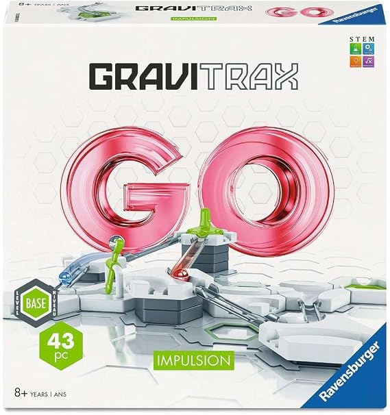 Ravensburger GraviTrax GO Impulsion - Flexible Marble Run Starter-Sets STEM and Construction Toy for Kids Age 8 Years Up