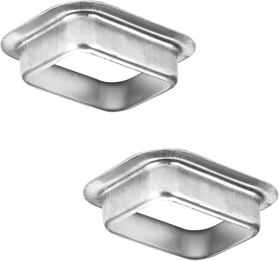 VYH 2" x 3" Rain Gutter Downspout Drop Outlet Aluminum K Style (2 Pack)