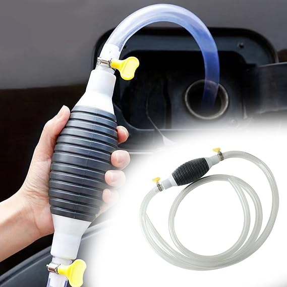 Multi Function Liquid Sucker - 2025 NEW Multifunction Liquid Sucker Pump, Manual Fuel Transfer Pump Gasoline Siphone Hose, Gas Siphon Pump For Gasoline, with Siphon Hose (9.8ft)