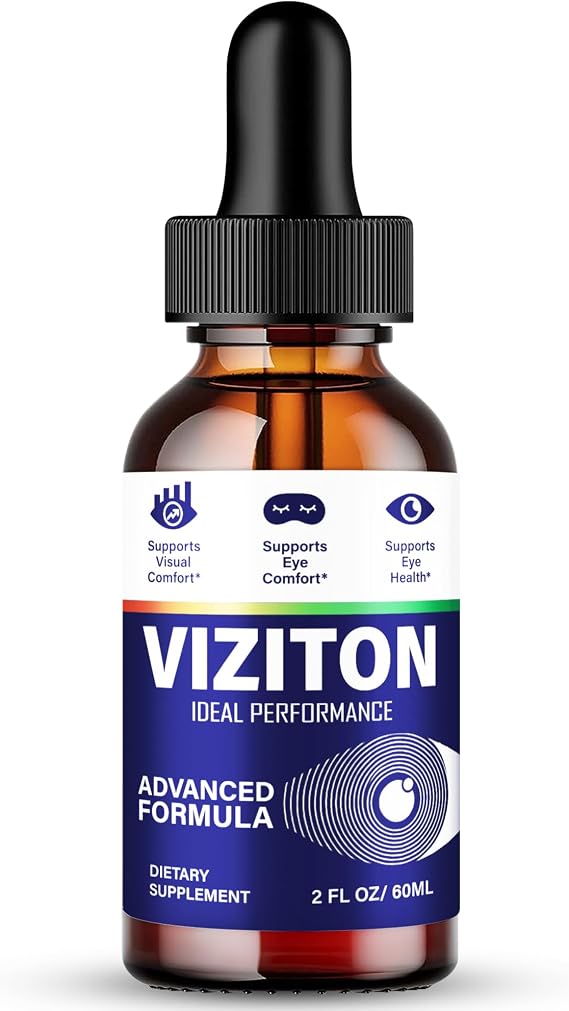 Viziton Eye Drops, Official Viziton Eye Health Supplement Droppers, Maximum Strength, All Natural Visual Wellness, Eye Comfort & Healthy Vision, Premium Advanced Formula Viziton Drops Reviews (1 Pack)