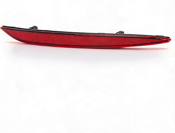 Rear Bumper Reflector for 2017 to 2023, Red Lens Car Tail Reflector Light, Rear Bumper Lights Replacement for (Right 26560 6FV0A)