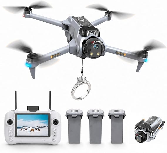 GPS Drones with Camera for Adults 4K EIS, Foldable 5G RC Camera Drones
