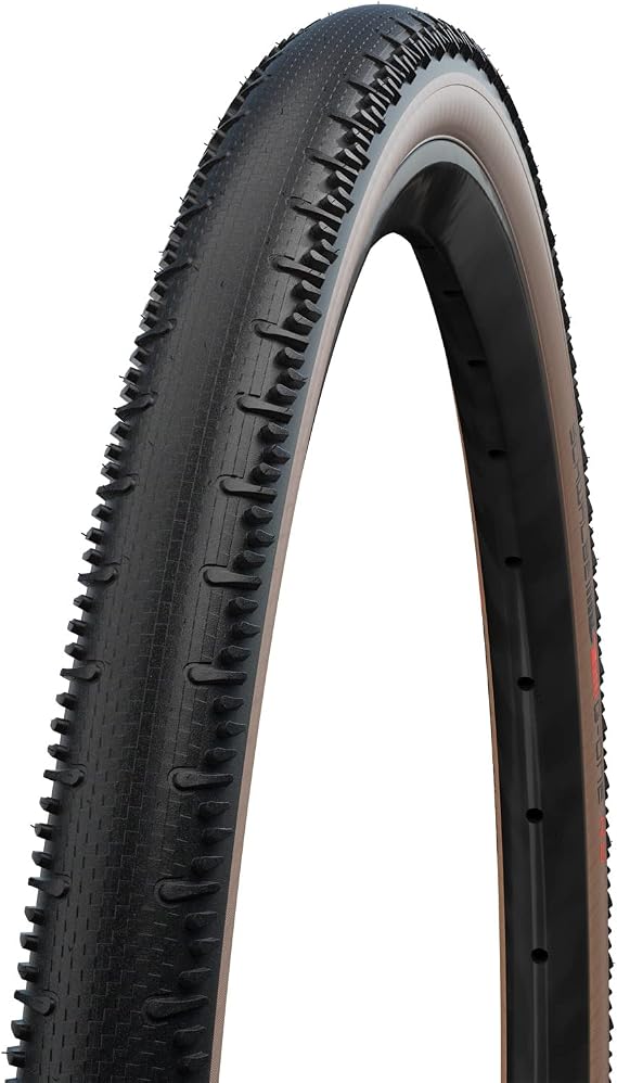 Schwalbe G-One RS Evo Super Race V-Guard TLE Folding Tyre, Transparent Sidewal