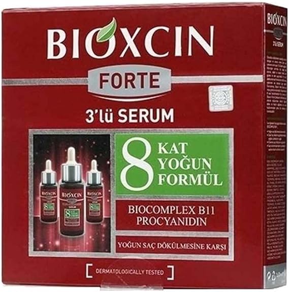 Bioxcin Forte Serum 30 mm x 3 Adet + Forte Şampuan Set