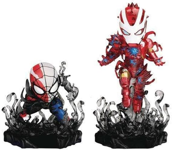 Beast Kingdom San Diego Comic-Con 2020 Exclusive Marvel Maximum Venom Special MEA-018SP Mini Egg Attack Figure 2-Pack Multicolor Standard
