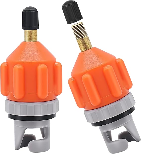 2 adet Sup pompa adaptörü, kompresör, kano, şişirilebilir kürek sörfü tahtası, pompa adaptörü, valf adaptörü, motor, şişme hava pompası adaptör seti (Tip 3)
