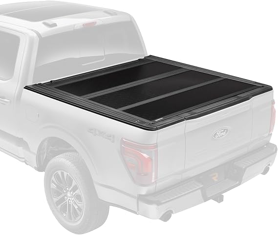 RealTruck Undercover Flex Hard Folding Truck Bed Tonneau Cover | FX31008 | Fits 2019-2025 Dodge Ram 1500, Does Not Fit w/Multi-Function (Split) Tailgate 5' 7" Bed (67.4")