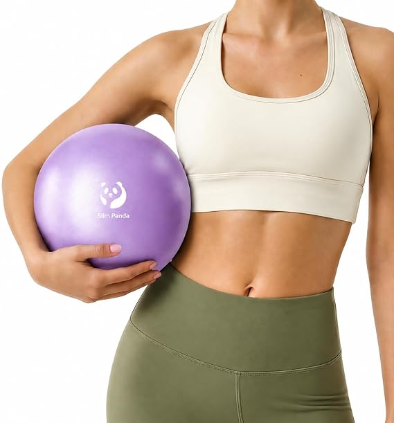 Slim Panda 9 Inch Pilates Ball,23CM Exercise Ball for Pilates, Balance, Stability, Workout, Core Training