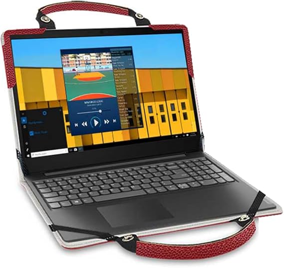 Laptop Case Cover for Lenovo 300w Yoga Gen 4/300e Yoga Chromebook Gen 4 with Portable Bag with Bag Handle,Red