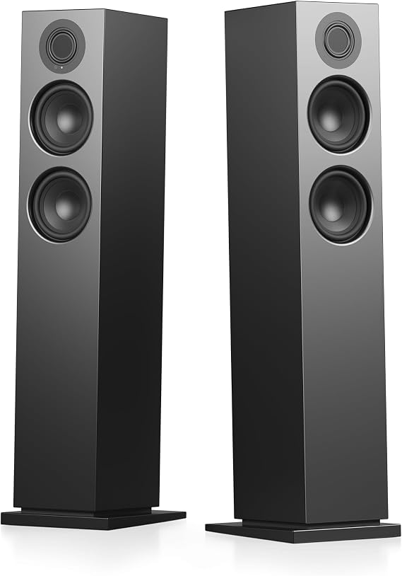 Audio Pro A48 W - WiFi & Bluetooth Multiroom Stereo Speakers - Black