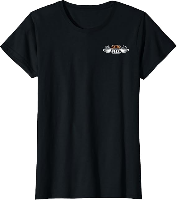 Friends Central Perk Left Chest Logo T-Shirt