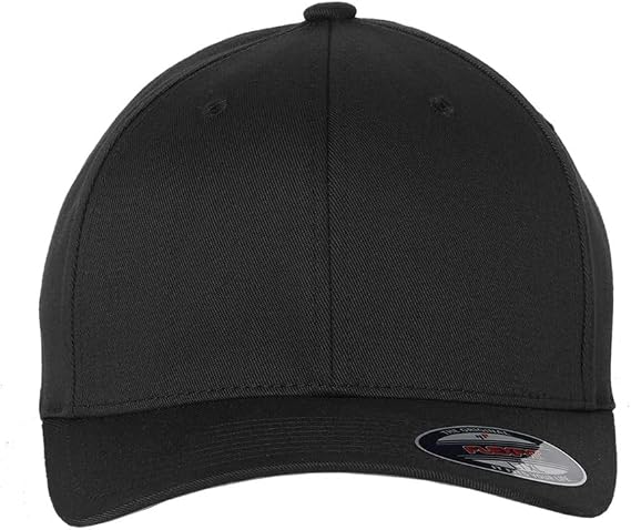 Flexfit 6277 Wooly Unisex Combed Cap, Black, 2xsmall-XSmall