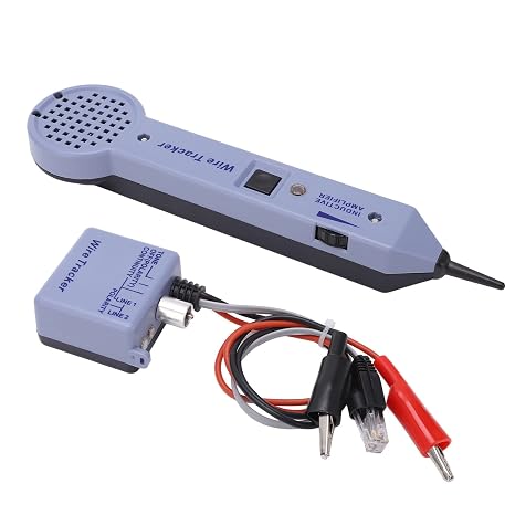 Wire Tracer Kit, Cable Toner Detector With Audible And VisualSignal Indication For Diagnose Common Problems In Telephone Data Internet Communication Cables Ect