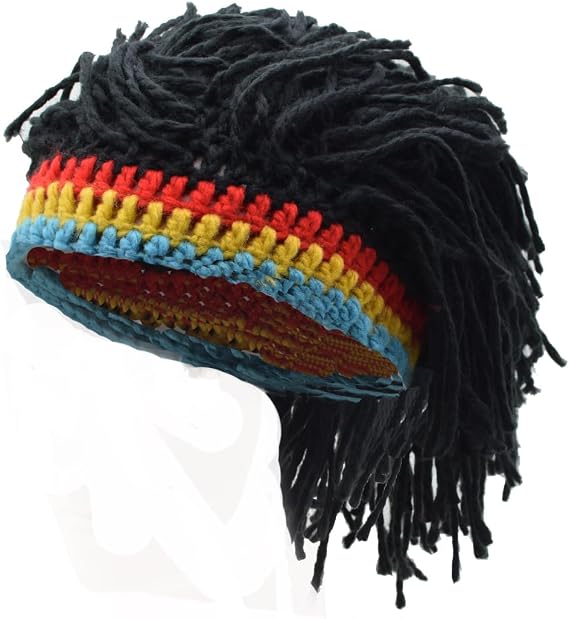 Windproof Ski Mask Warm Knitted Beanie Hat Cap