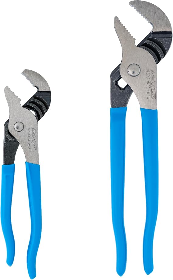 Channellock GS-1 CHLGS1 2 Piece Tongue and Groove Set, Silver, Small