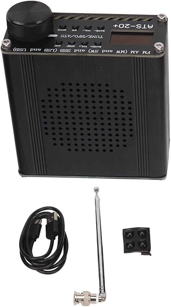 Elprico Funkempfänger ATS 20+ Funkempfänger Digitalempfänger Weltband-Digitalempfänger