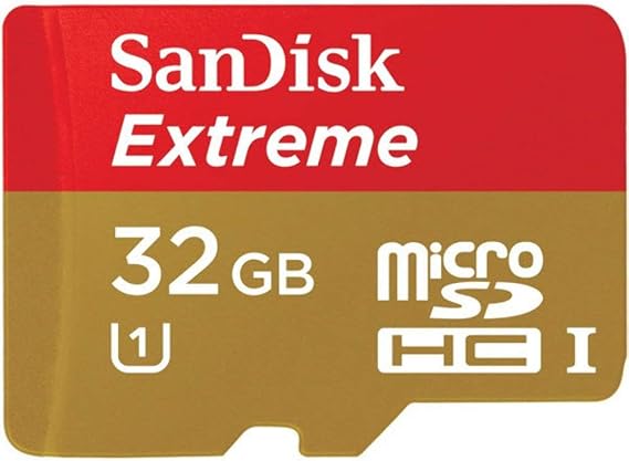 Sandisk 32GB Extreme MicroSDHC UHS-I Card (SDSDQXL-032G-A46A)