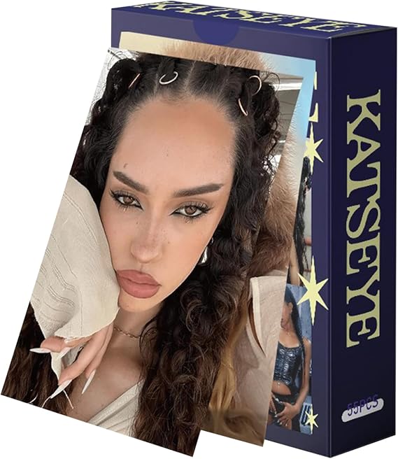 KATSEYE Photocards Merch Beautiful Chaos Album 55PC Cards Idol Collectible Small Cards for Fans Gift Girls Collectible