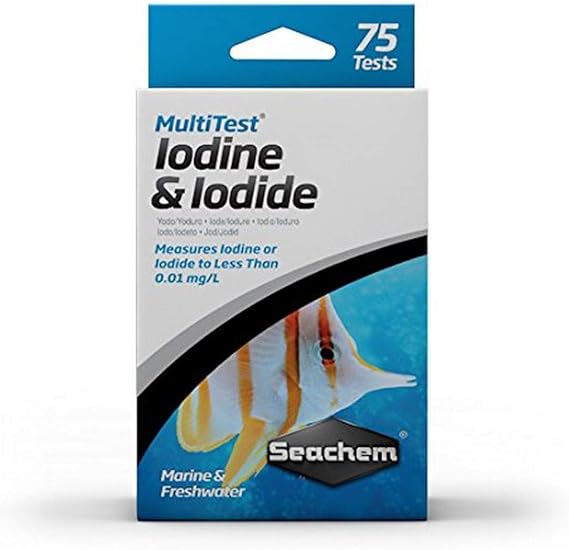Seachem MultiTest: Iodine & Iodide 75 Tests
