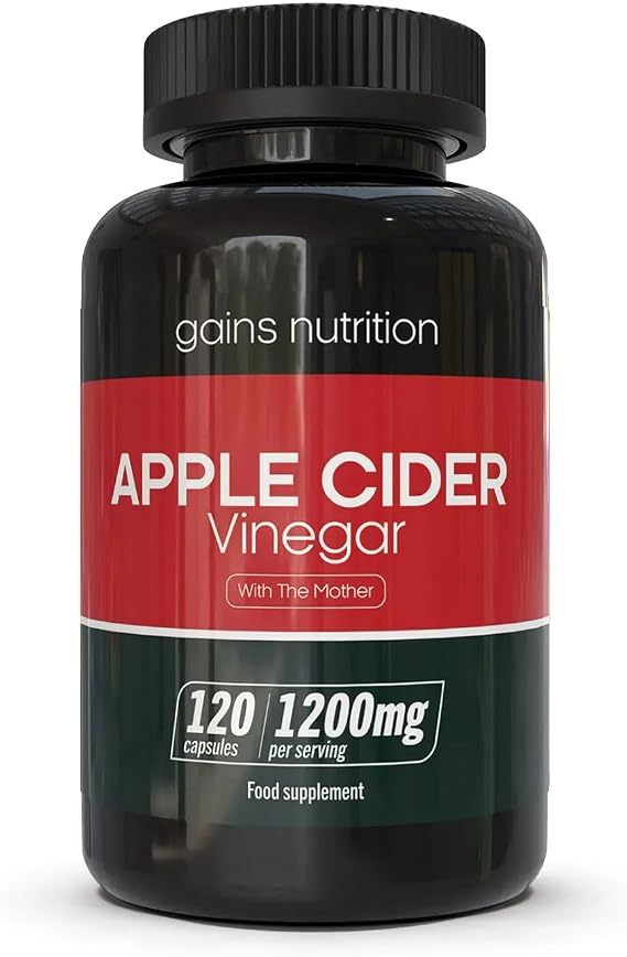 GN Apple Cider Vinegar Capsules, 120 Count, 1200mg per Serving