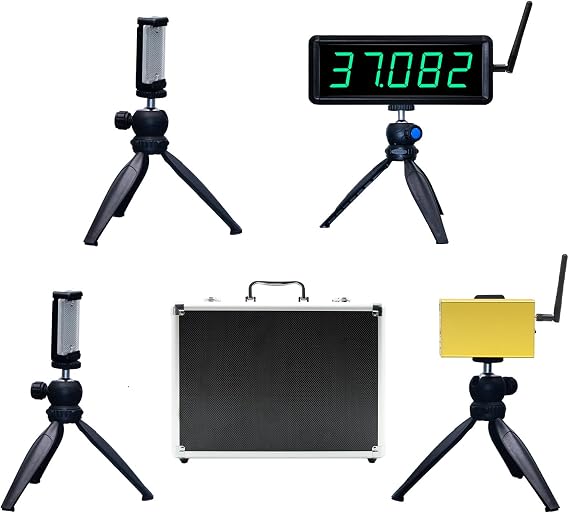 Wireless Laser Timer for Sprints with Battery Powered,Track Timer System for Race Clock,Sprint Timing System for 40 60 Track Yard Dash,Electronic Stopwatch for Sport