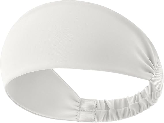 Sweat Band Wide Headband Sports Running Workout Moisture Wicking