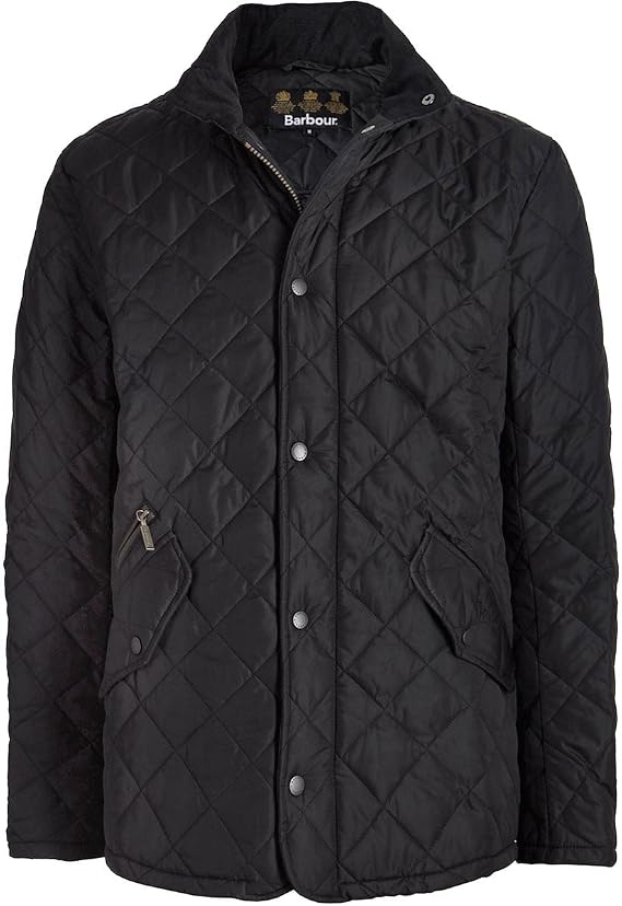 Barbour Men's Chelsea Sportsquilt Jacket Black L