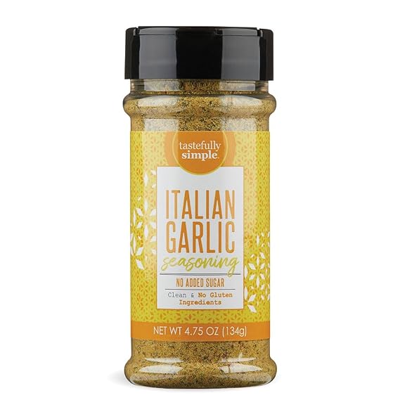 Tastefully Simple Italian Garlic Seasoning, 4.75 Ounce