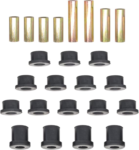 Front Leaf Spring & Upper A Arm Bushing Kit for Club Car DS Golf Cart