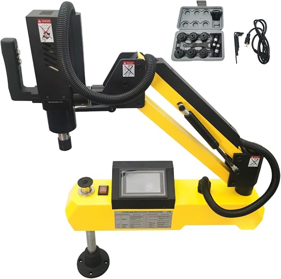 M3-M16 Universal 360 Electric Touch Tapping Machinee with GT12 Chuck 600W 312rpm Threading Drilling Machine 110V