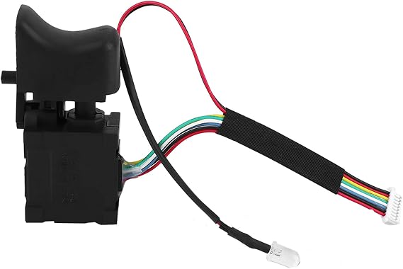 Electric Drill Switch, Adjustable Speed Trigger, Brushless Drill Switch Replacement, CW CCW Drill Trigger Switch Fit, Power Tool Switch