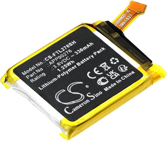 Replacement Battery for Fossil APP00276 330mAh / 1.25Wh