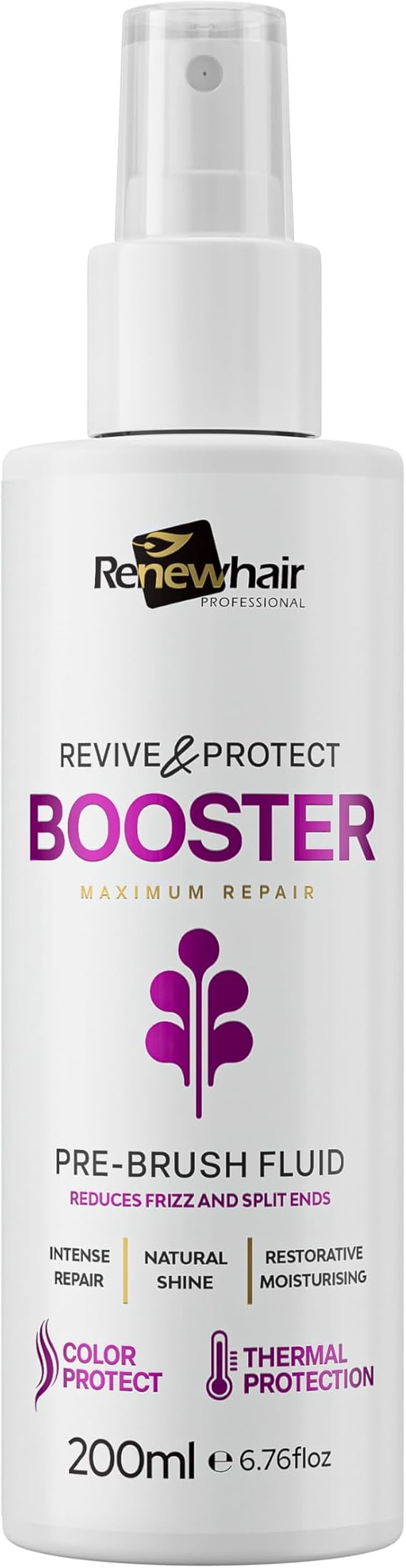 Thermal Protection Revive Booster Repair Pre-Blush Spray,invisible & Lightweight Heat Protection, Protects Against Heat Damage, Colour Protection 200ml