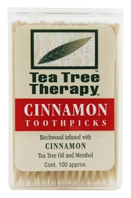 Tea Tree Therapy Cinnamon Toothpicks 1x100 CT