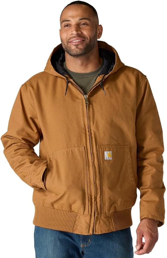 Carhartt Men's Loose Fit Washed Duck Insulated Active Jac