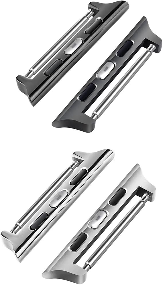 Microcase Apple Watch 42-44-45 mm to 22 mm Çevirici Metal Kordon Kayış Adaptörü Set - AL3135