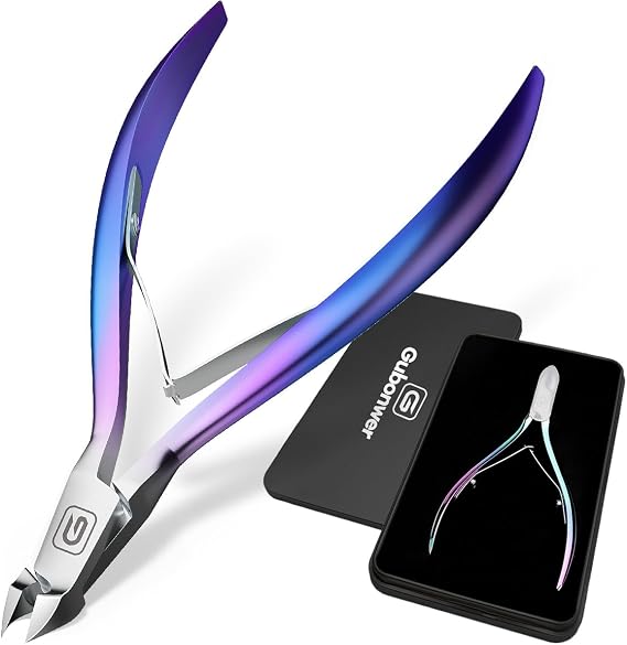 Cuticle Trimmer 3/4 Jaw Extremely Sharp Cuticle Nippers Scissors Stainless Steel Clippers Cutter Remover Pedicure Manicure Nail Tool, cuticle pusher, nail cuticle trimmer professional cuticle cutter