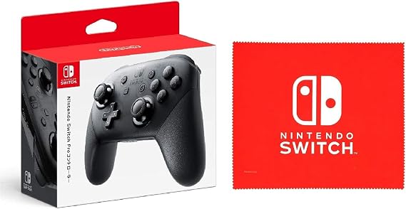 任天堂純正品Nintendo Switch Proコントローラー 限定特典Nintendo Switch ロゴデザイン マイクロファイバークロス 同梱