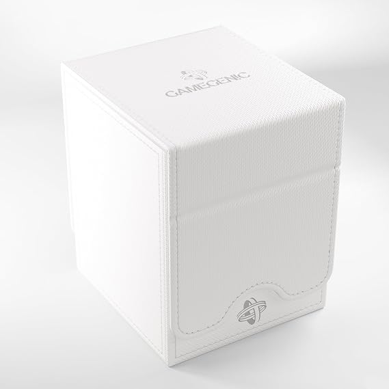 Gamegenic | Squire Plus 100+ XL Convertible White Commander Deck Box | Card Holder