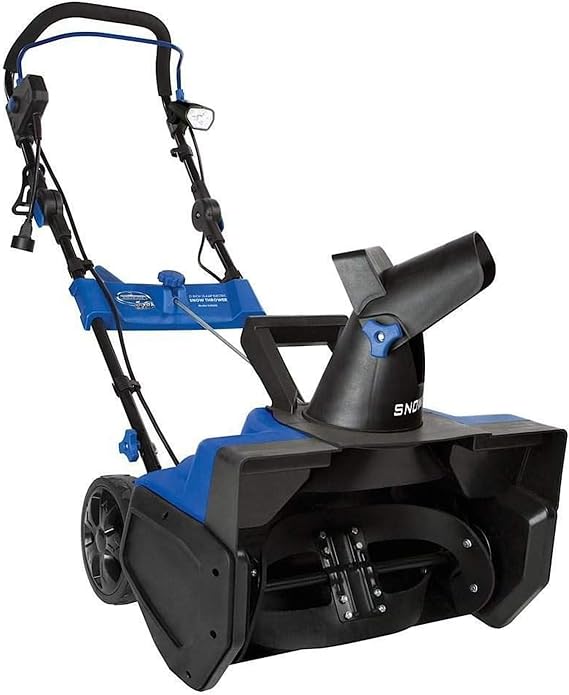 Snow Joe 15-Amp Corded Electric Snow Blower, 21" Clearing Path w/ LED Light, Steel Auger, 180 Adjustable Chute, Up to 800 lbs/min Perfect for Mid-Sized Driveways & Walkways, SJ625E