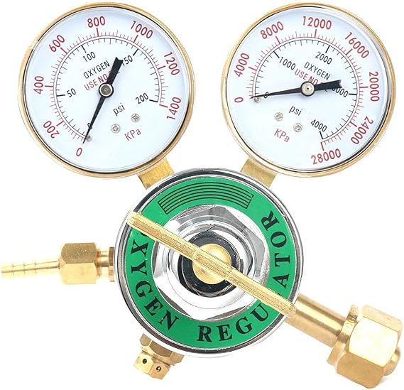 Oxygen Regulator Large Tank Gauge Cutting Torch Regulator CGA 540