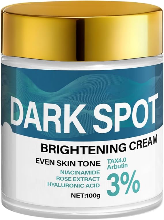 Grospe Dark Spot Brightening Cream for Face & Body, Hydrating & Even Skin Tone Cream with Niacinamide & Arbutin, Reduce of Sun Spots & Hyperpigmentation, for All Skin Types 100g