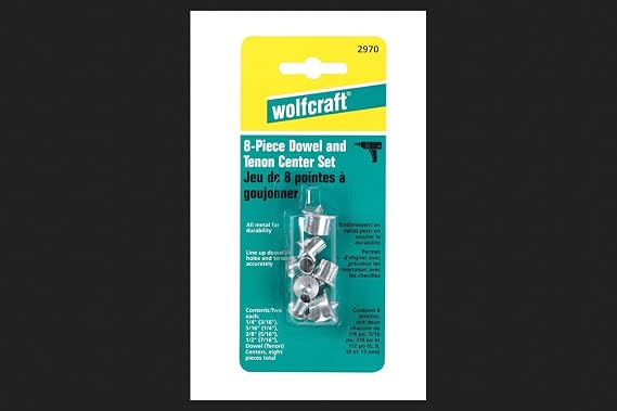 Wolfcraft 2970405 8Piece Doweling Centre Set