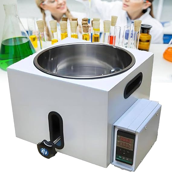 Digital Laboratory Water Bath with PID Control and Stainless Steel Liner, Ideal for Chemistry Applications up to 250℃