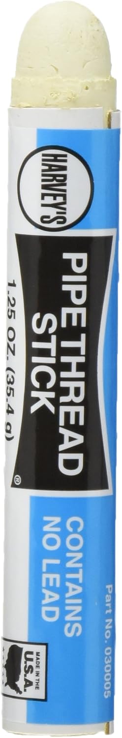 030005-144 Harvey Pipe Thread Compound, 1-14 Oz Pack, Off-Solid Stick