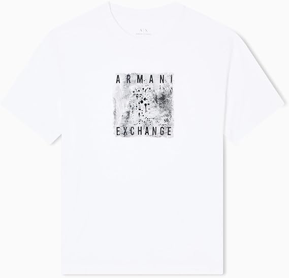 Armani Exchange Men's Grid Box Logo Tee
