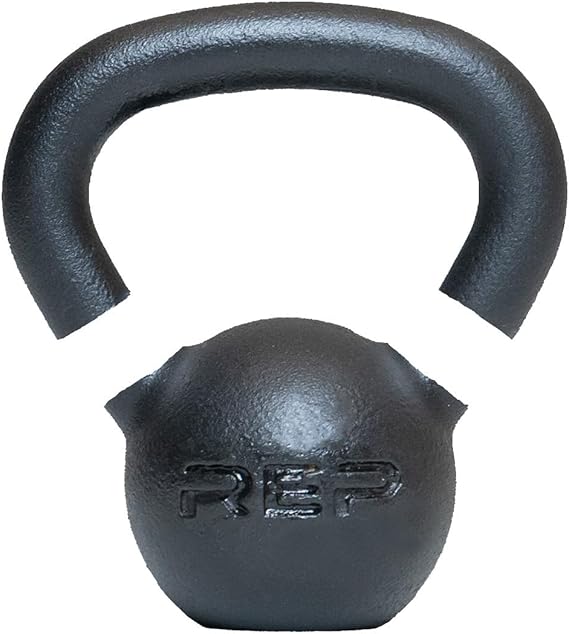 REP Fitness Kettlebell Set and Singles, 4kg to 24kg, 9lb to 53lb Weight Range, Cast Iron, Strength Exercise Training, Home Gym, Power Workout Equipment, Free Weights, Dumbbell Alternative