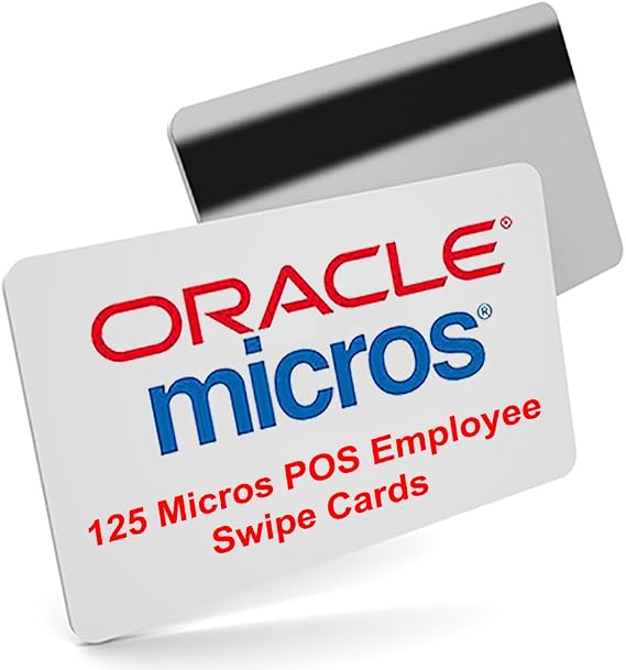 125 Micros Server Swipe Employee Cards