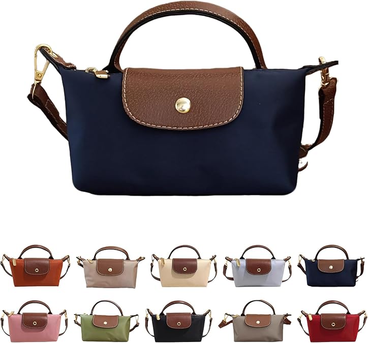 Mini Crossbody Bag for Women - Adjustable Strap Shoulder Purse, Small Spacious Tote with Zipper Pockets for Phone Wallet Keys